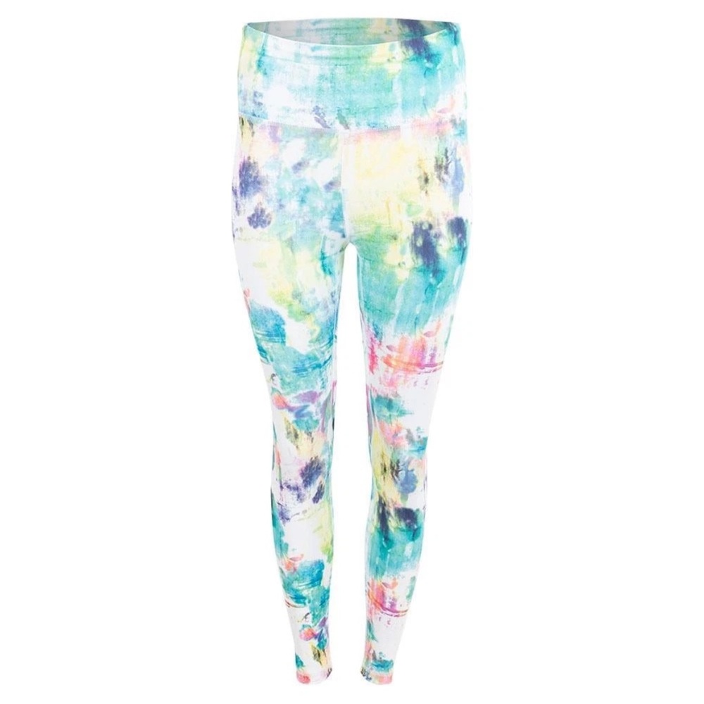 Fila Forza Sleek 7/8 Colorful Tie-Dye High Rise performance Leggings Size XS